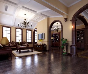 地板墻營造出不一樣的家裝效果